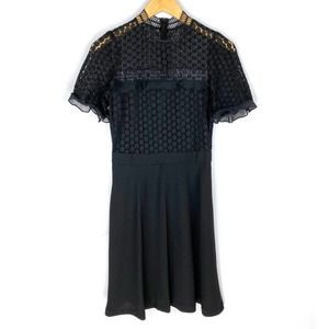 Chelsea28 Dress Black Lace Formal 2